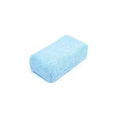 The Rag Company Terry Detailing Applicator Sponge – Blue, 2" X 4" 1
