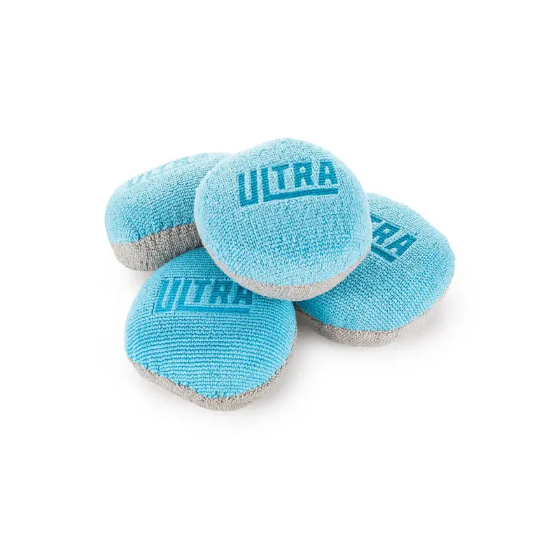 The Rag Company Ultra Pearl Puck Applicators – 4-Pack Set 1