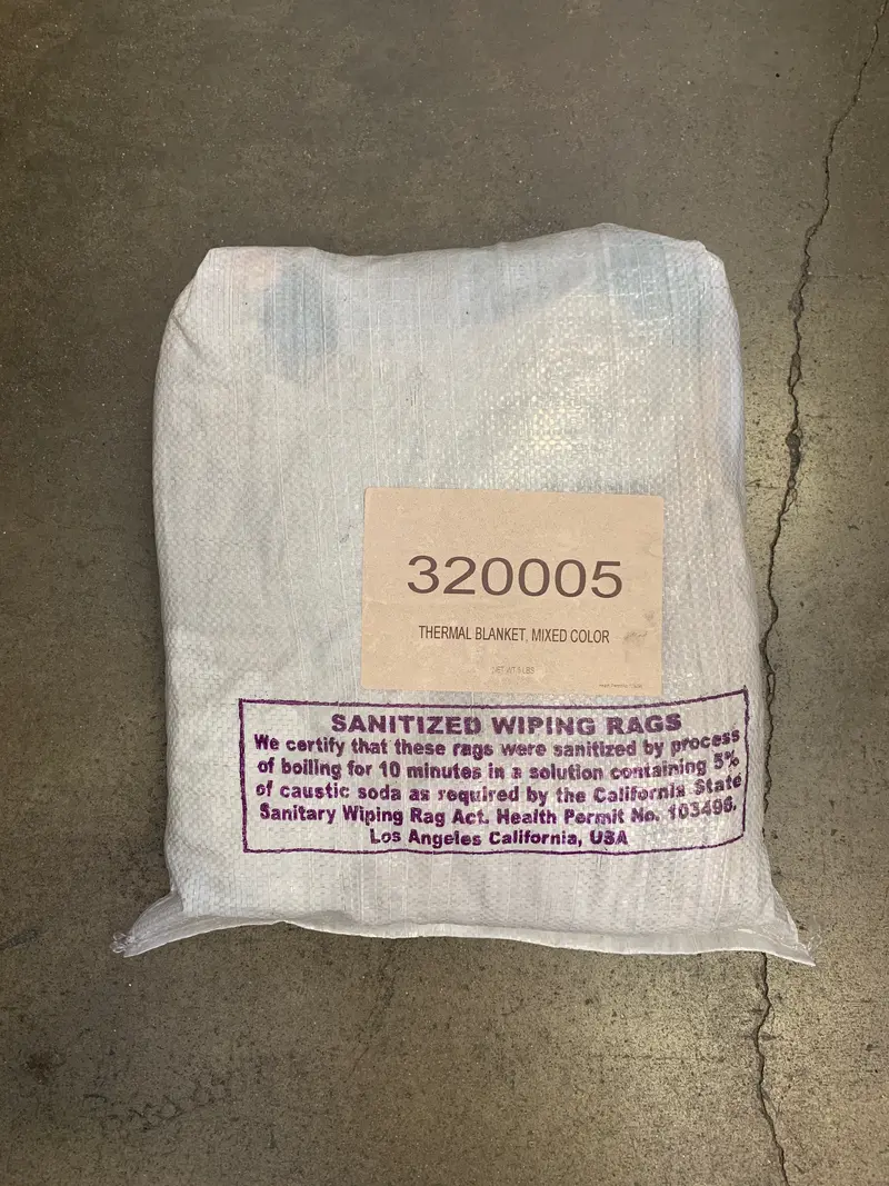 Thermal Blanket Rags – 5-Pound Reusable Rag Bag 1