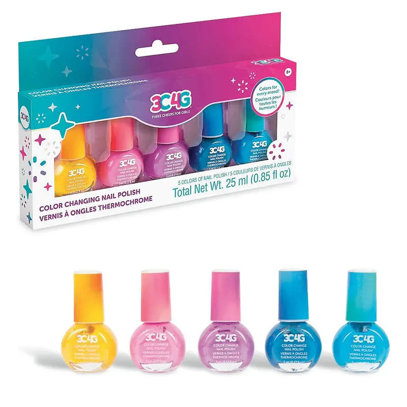 Thermochromic Color-Changing Nail Polish 1