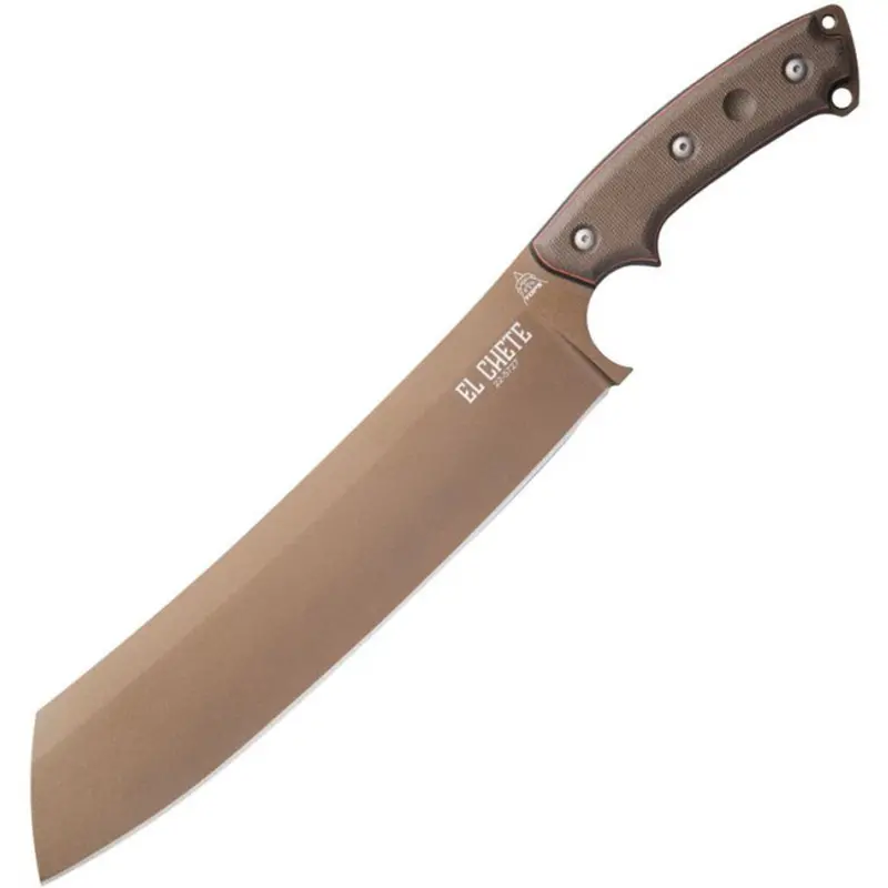 Tops El Chete Fixed-Blade Knife With Spring Steel Clip 1