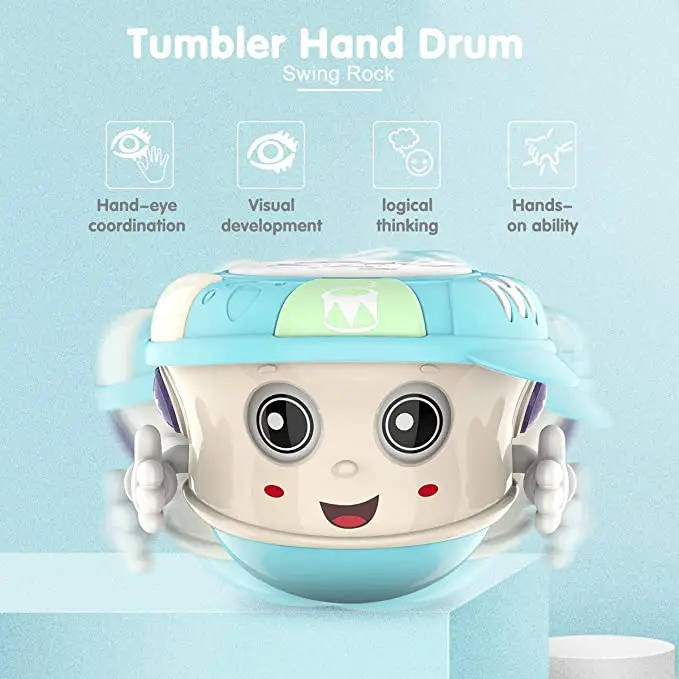 Tumbler Hand Drum With Ai Sound Recognition – Interactive Musical Toy 1