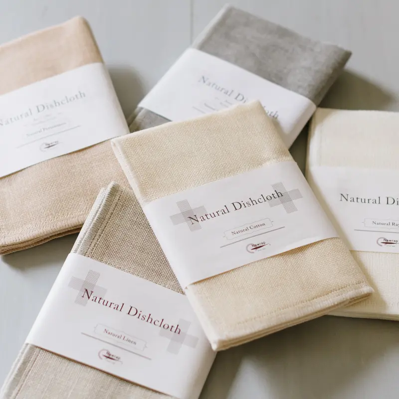 Unbleached Natural Fiber Dishcloths 1