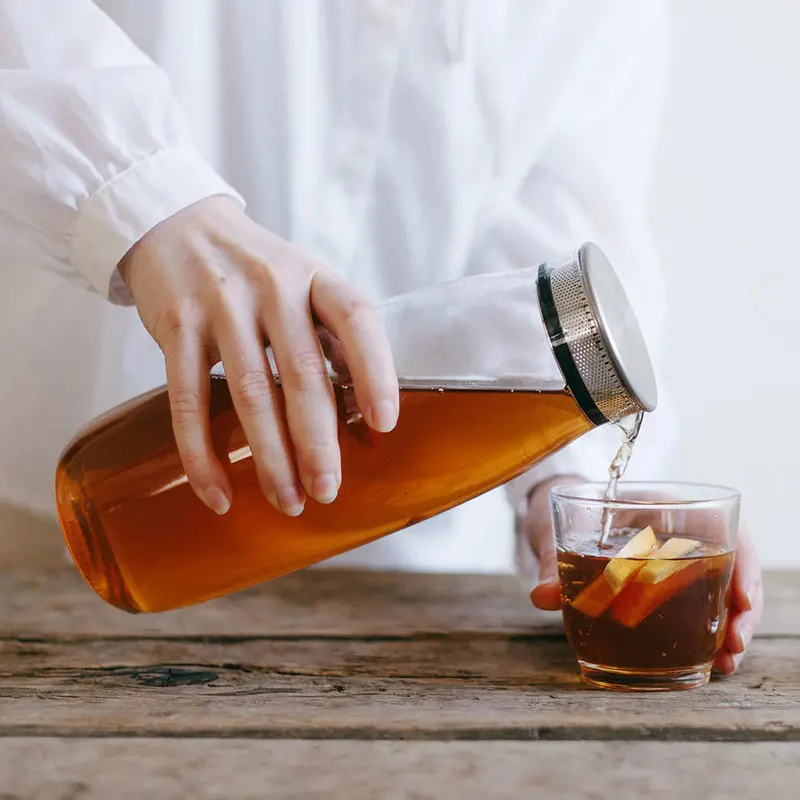 Unitea Cold Brew Glass Carafe – 1.1L With Airtight Lid 1