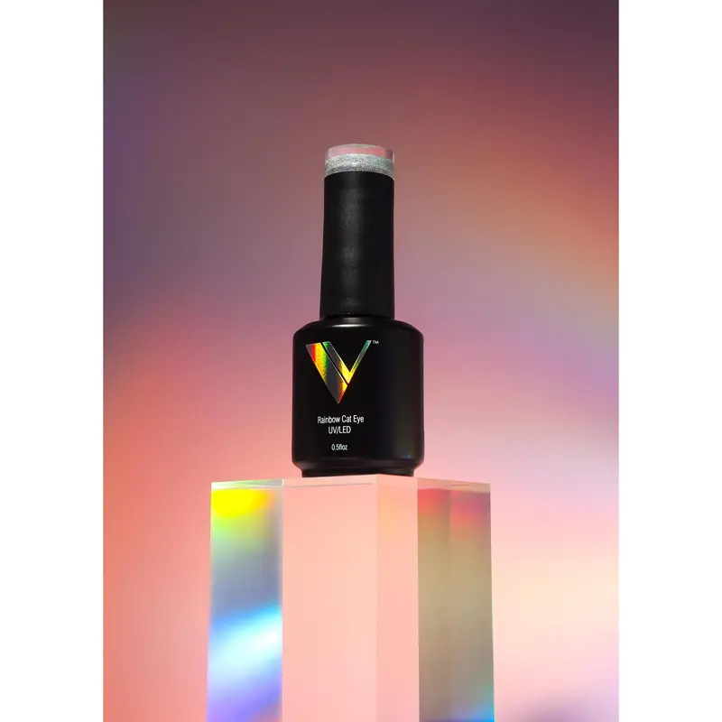 V Beauty Pure Rainbow Cat Eye Magnetic Gel Polish 1