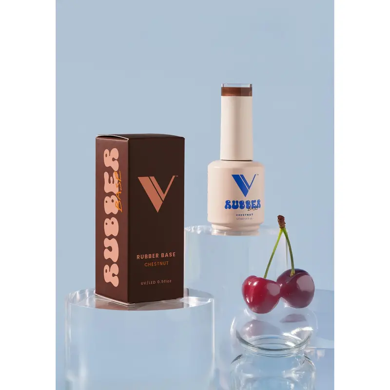 V Beauty Pure Rubber Base Coat – Chestnut Brown Neutral 1