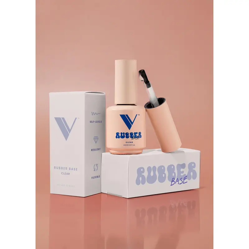 V Beauty Pure Rubber Base Coat – Clear Flexible Foundation 1