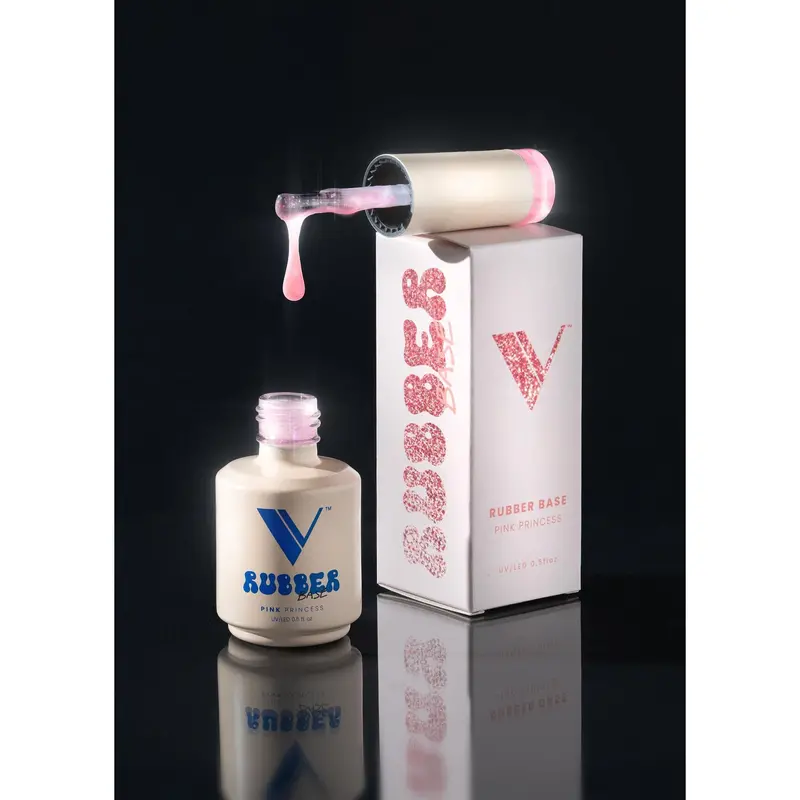 V Beauty Pure Rubber Base Coat – Pink Princess Pastel 1