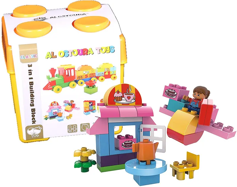 Versatile 3-In-1 Interlocking Building Block Set 1
