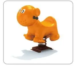 Vibrant Orange Outdoor Seesaw With Durable Frame 1