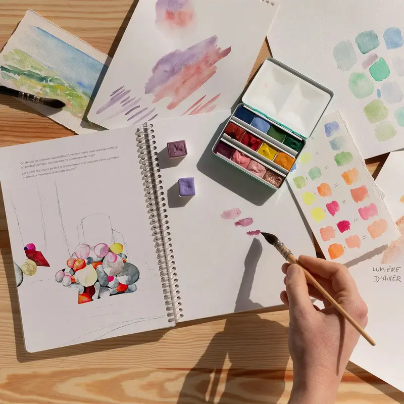 Watercolor-Specific Sketchbook – Acid-Free Paper 1