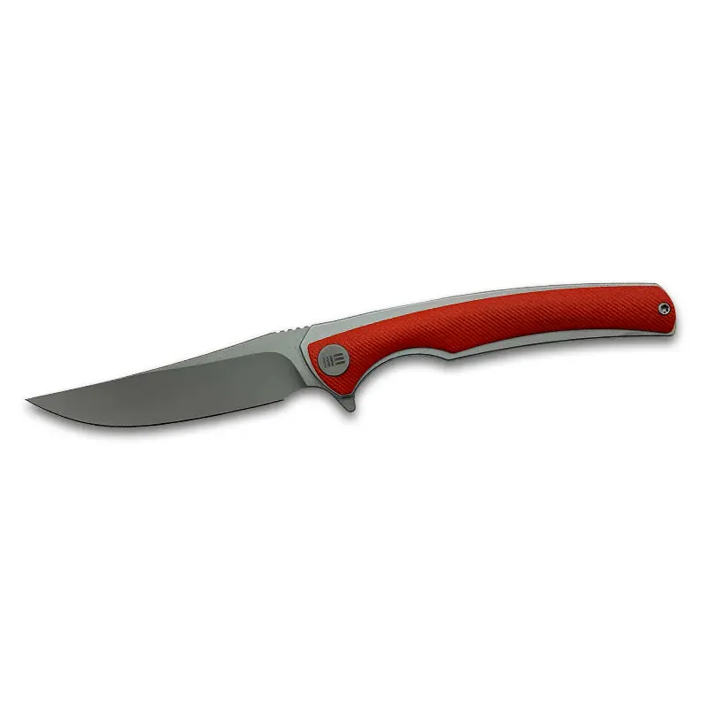 We Knife 704X Folding Knife – Battlbox Collaboration (D2 Steel, G10 Handles, Hollow Grind) 1