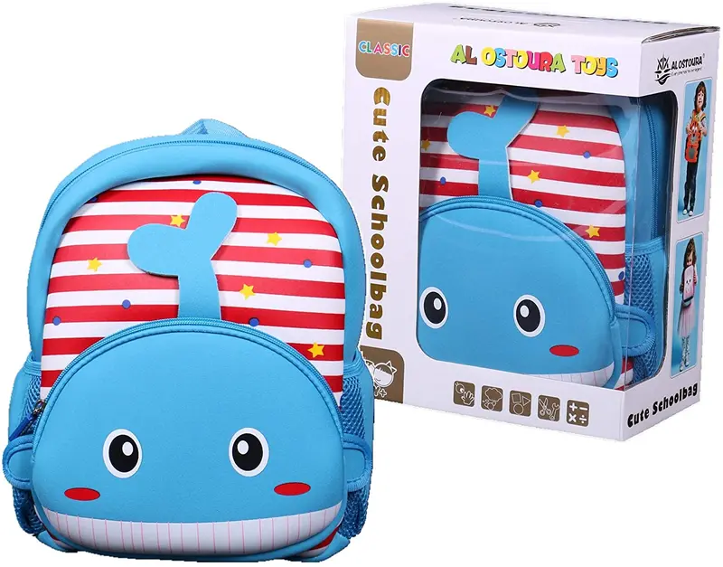 Whale-Themed Durable Kids’ School Bag 1
