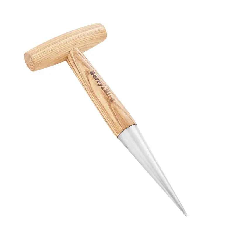 Wood-Handled Garden Dibber – Precision Planting Tool For Seeds & Bulbs 1