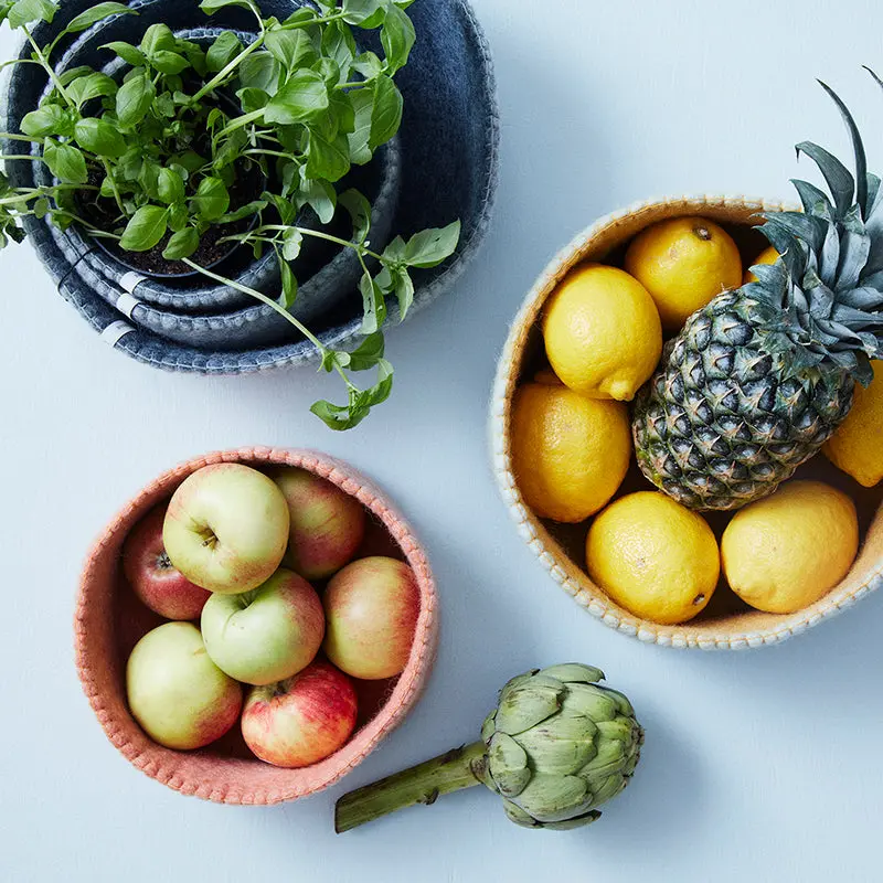 Woven Table Basket Set – Three Sizes 1