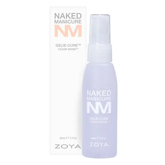 Zoya Gelie-Cure Clear Shine Top Coat – 2 Oz High-Gloss Finish #Ztgccs01 1
