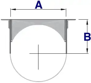 9-Inch × 18-Inch Heavy-Duty Steel Conveyor Shroud (10-Gauge) 1