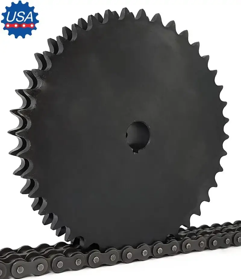 D40Bs48 Steel Sprocket With 1-7/16" Finished Bore 1