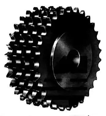 F120B23 Four-Strand Roller Chain Sprocket 1